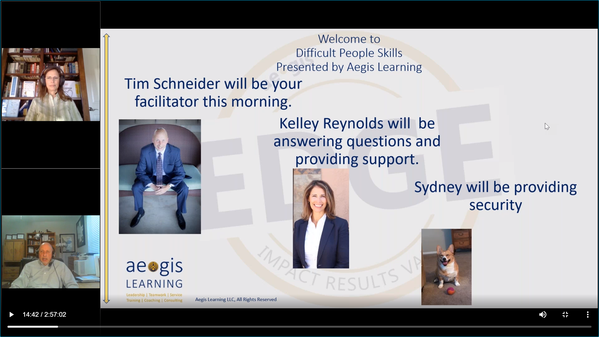 Webinar Learning Events from Aegis Learning